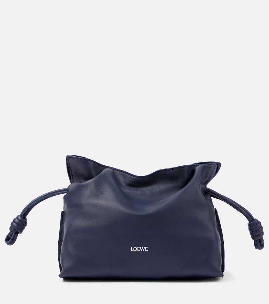 loewe flamenco mini leather clutch