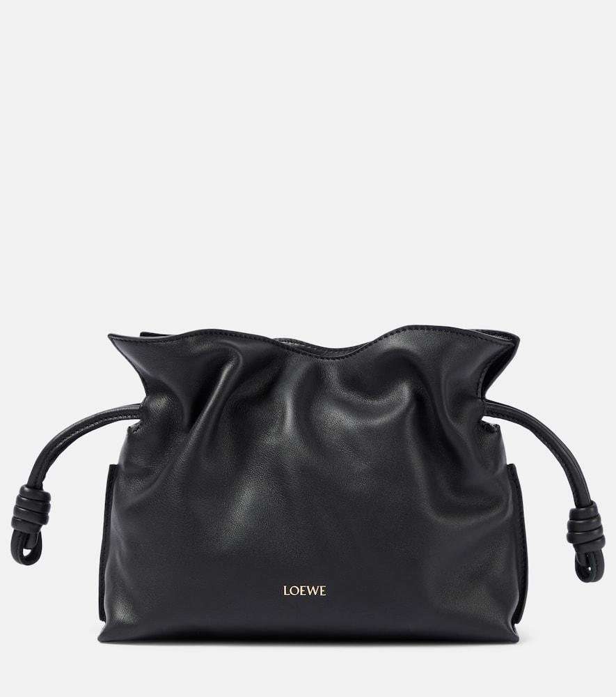 loewe flamenco mini leather clutch