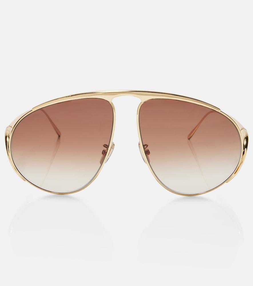 loewe hillock aviator sunglasses