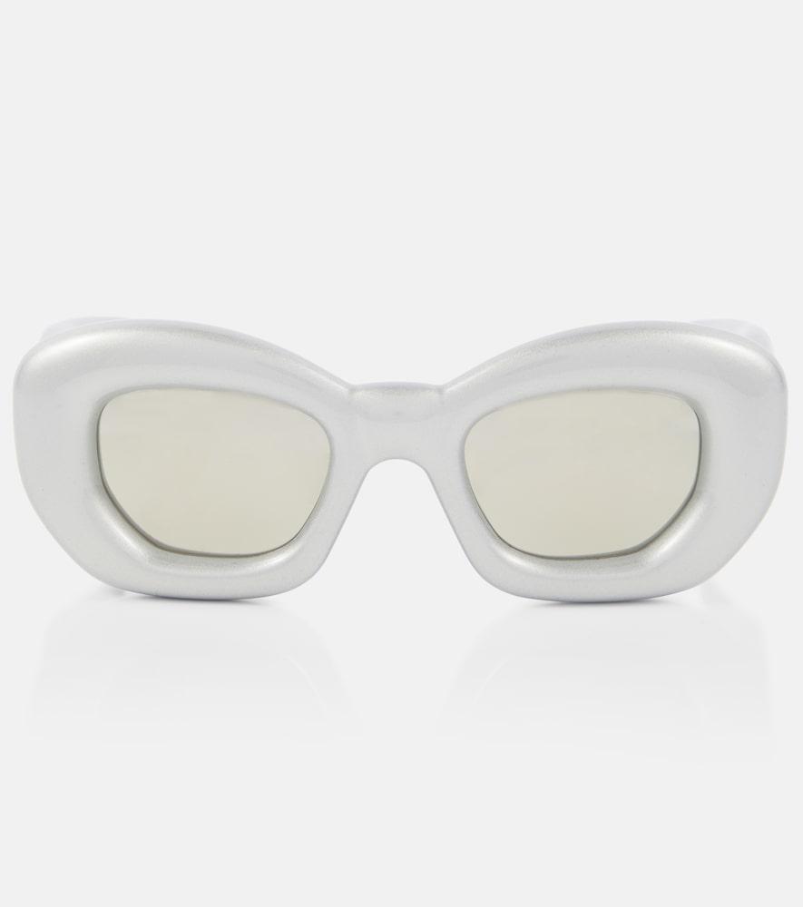 loewe inflated rectangular sunglasses