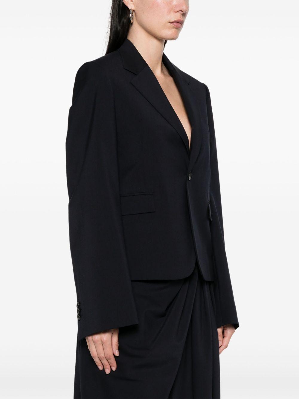 loewe jackets blue wool - women