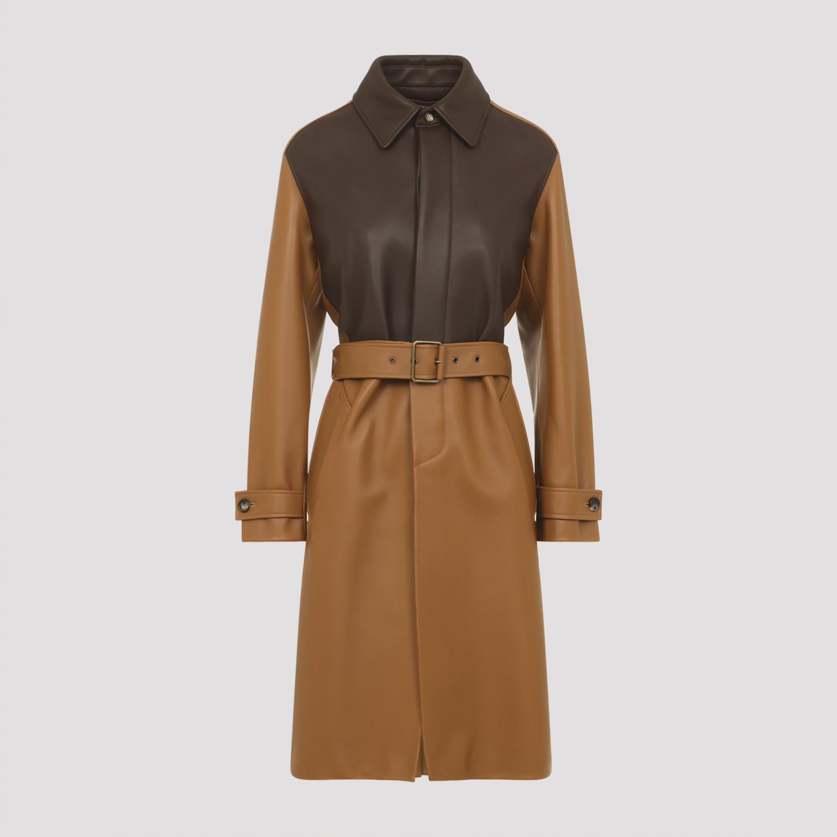 loewe lambskin coat nude & neutrals - women