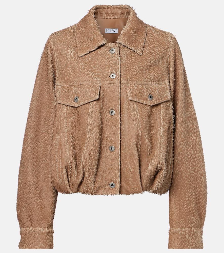 loewe leather jacket