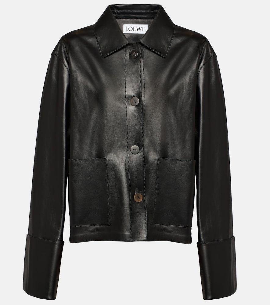 loewe leather jacket