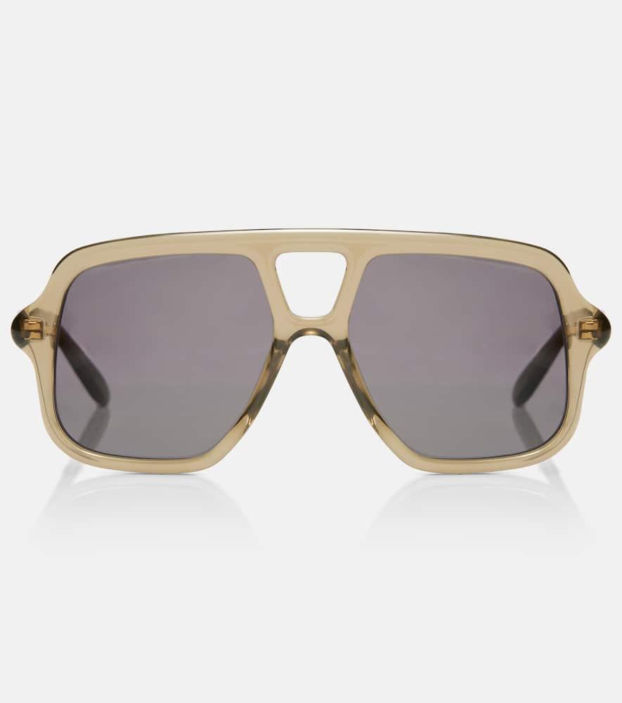 loewe logo aviator sunglasses