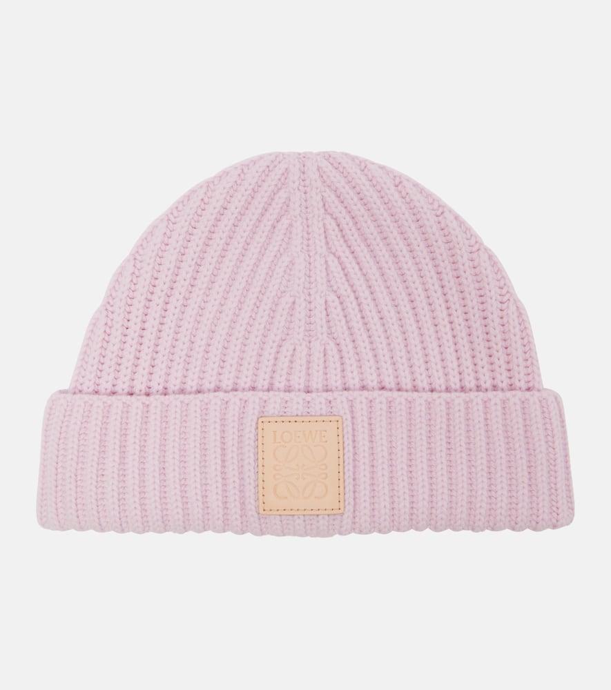 loewe logo cashmere beanie
