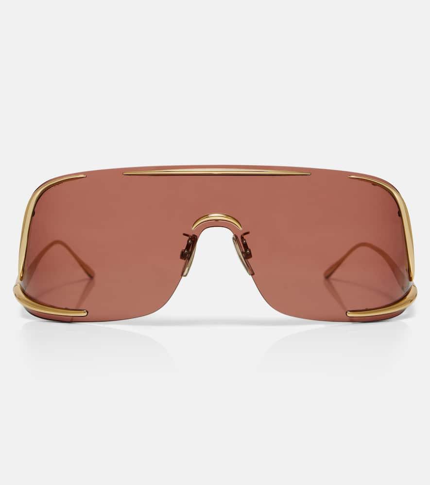loewe logo shield sunglasses