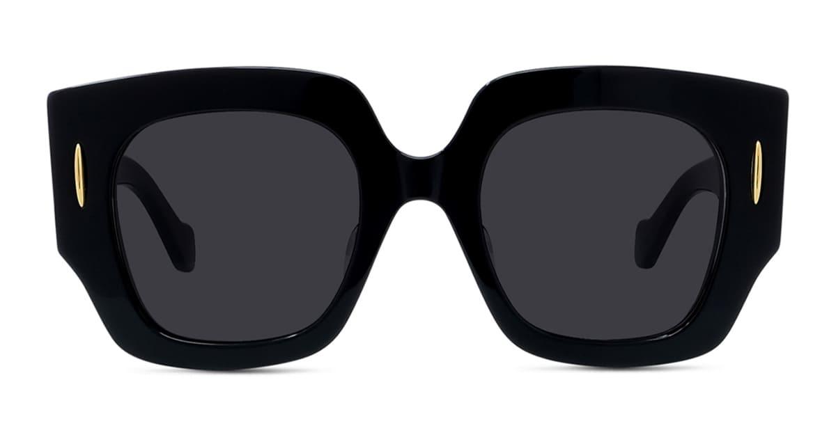 loewe lw40129u - shiny black sunglasses