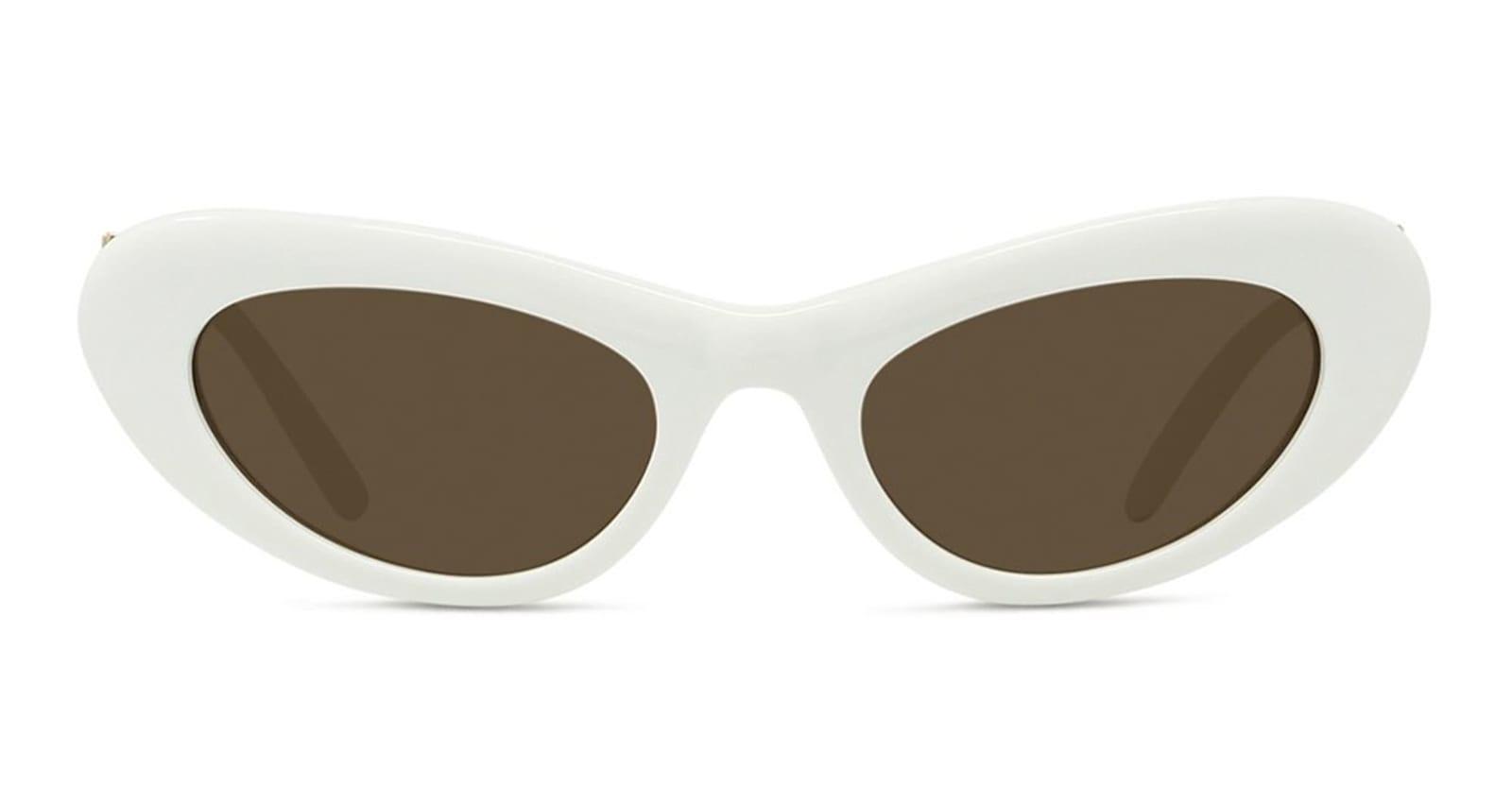 loewe lw40156u - white sunglasses