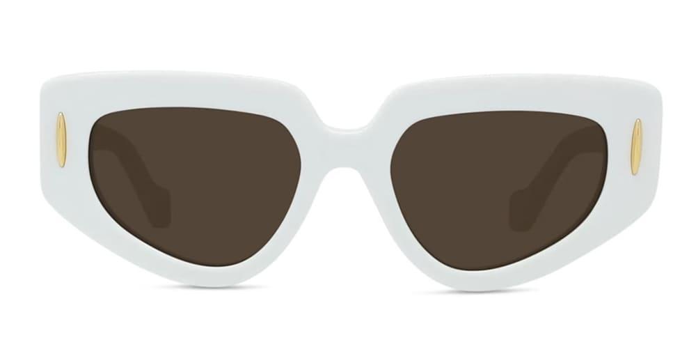 loewe lw40160i - white sunglasses