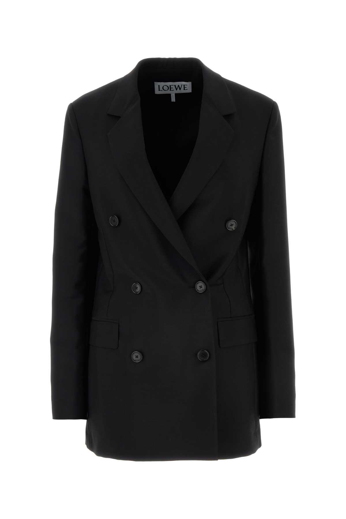 loewe mohair blend blazer