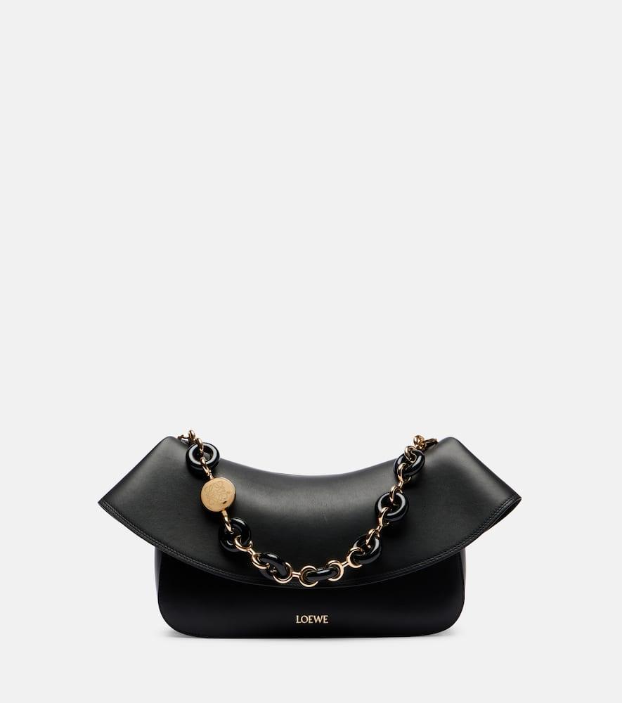 loewe ola medium leather shoulder bag