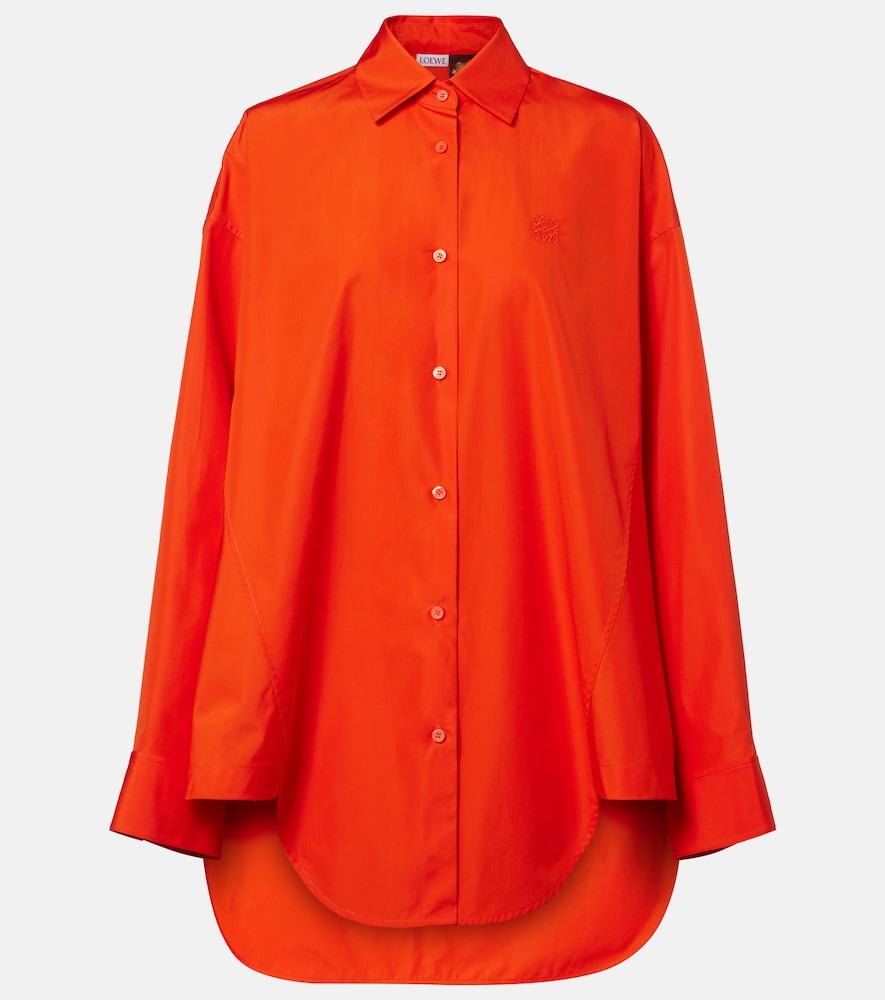 loewe paula's ibiza cotton poplin shirt