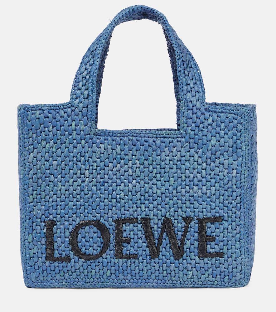 loewe paula's ibiza loewe font small tote bag