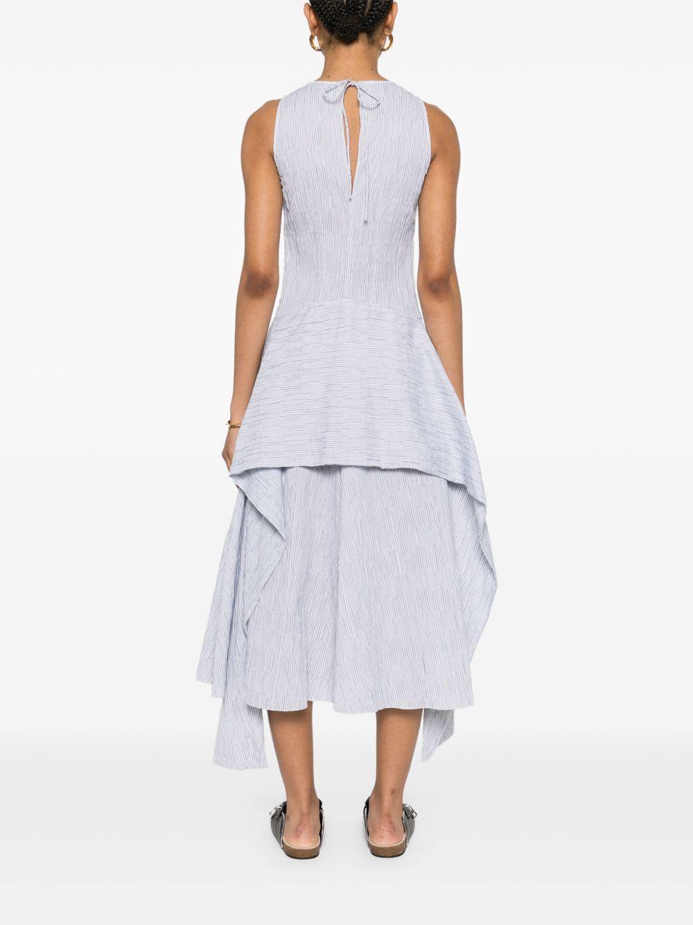 loewe paula's ibiza loewe paulas ibiza dresses clear blue cottom polyamide - women