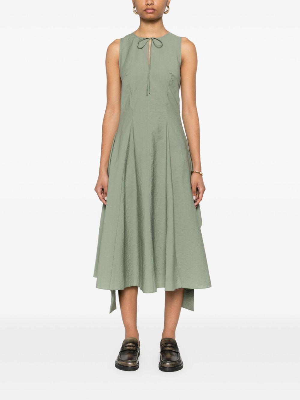 loewe paula's ibiza loewe paulas ibiza dresses green cotton polyamide - women