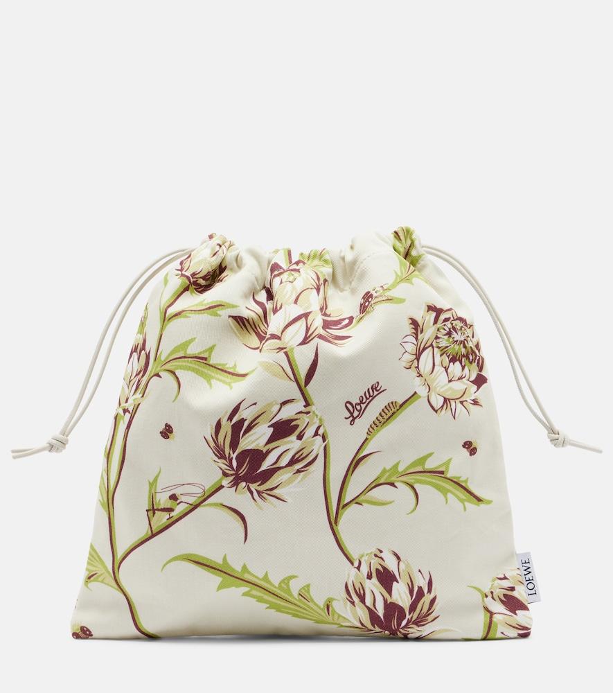 loewe paula's ibiza printed canvas pouch