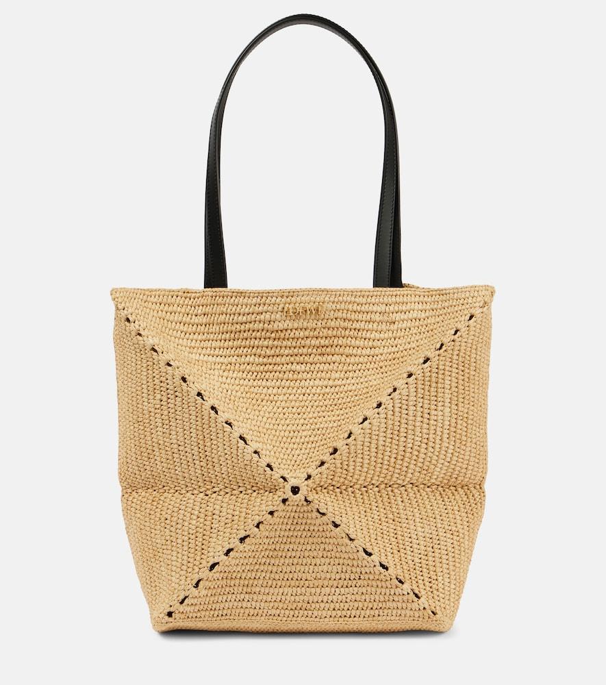loewe paula's ibiza puzzle fold medium tote bag