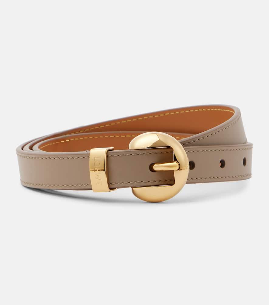 loewe pebble leather belt