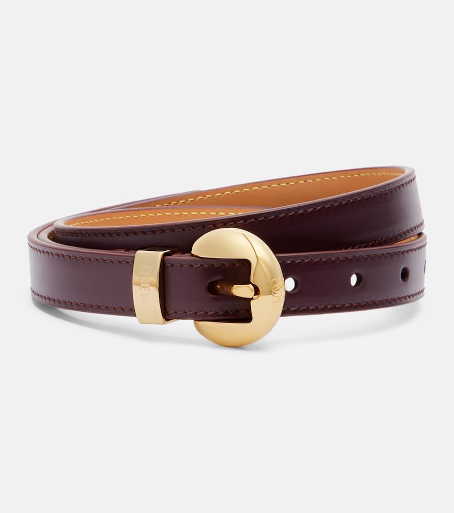 loewe pebble leather belt
