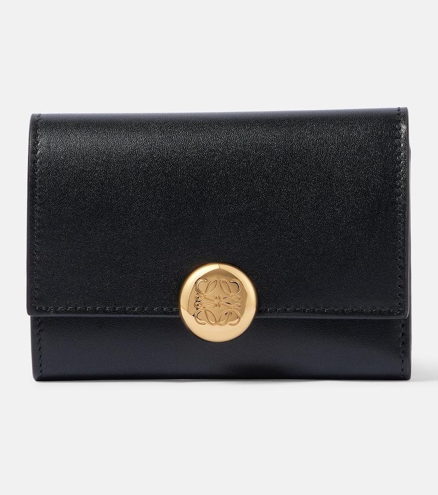 loewe pebble leather wallet