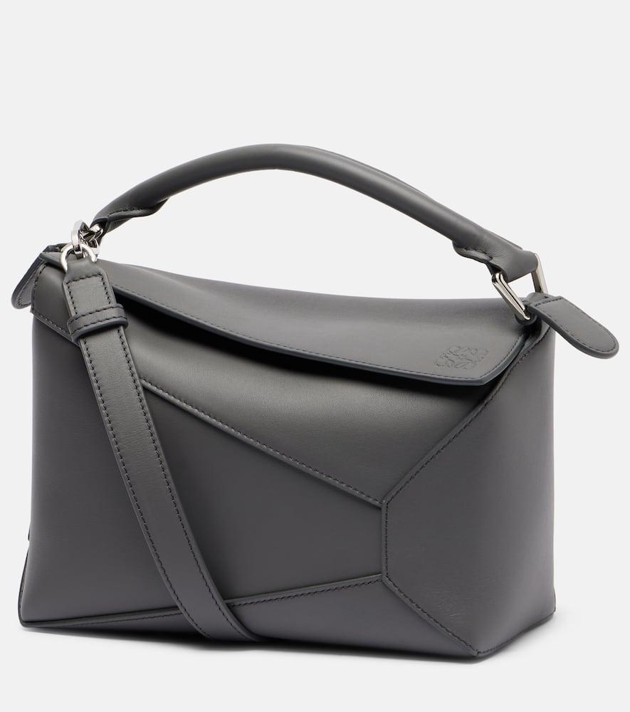 loewe puzzle edge small leather tote bag