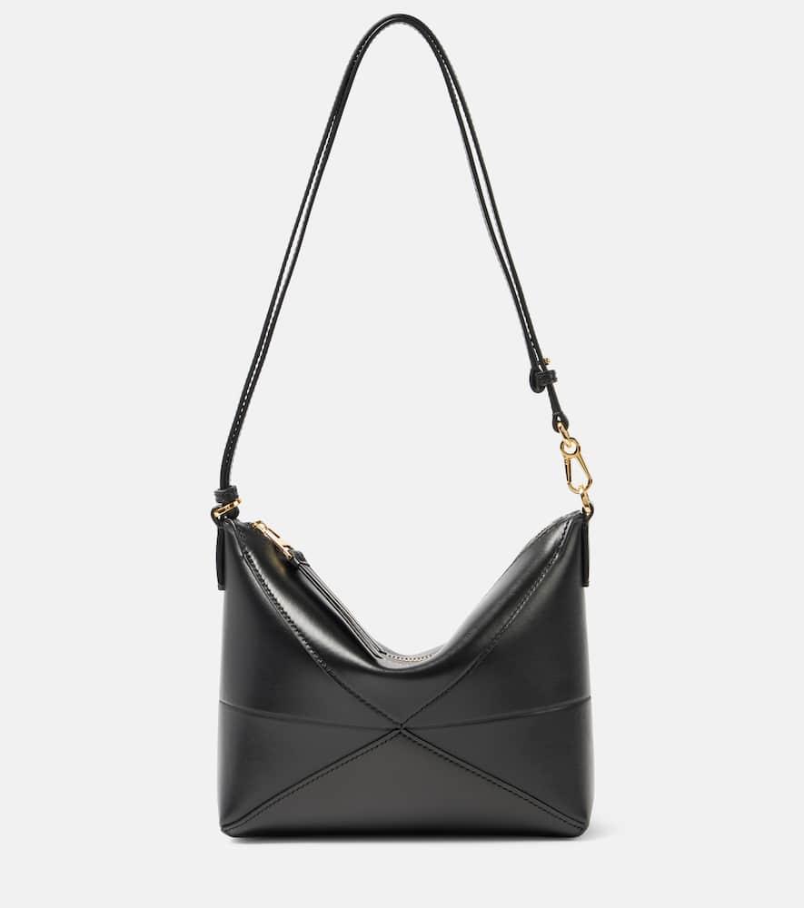 loewe puzzle fold leather shoulder bag