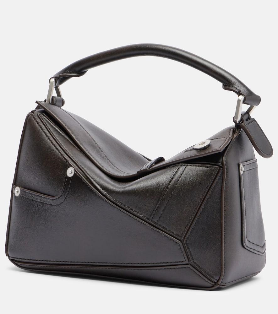 loewe puzzle panta small leather tote bag