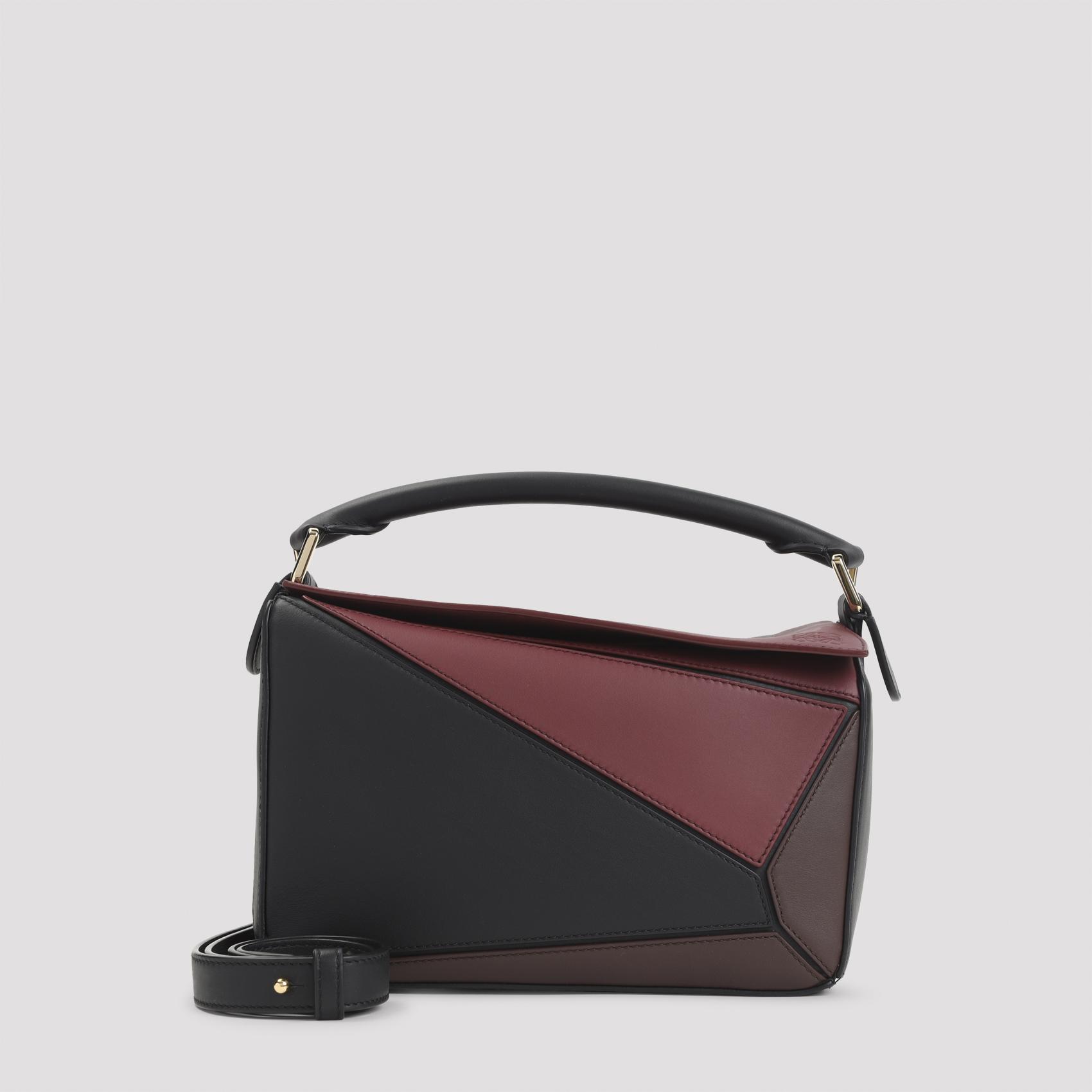 loewe puzzle s square shoulder bag multicolour calf skin - women