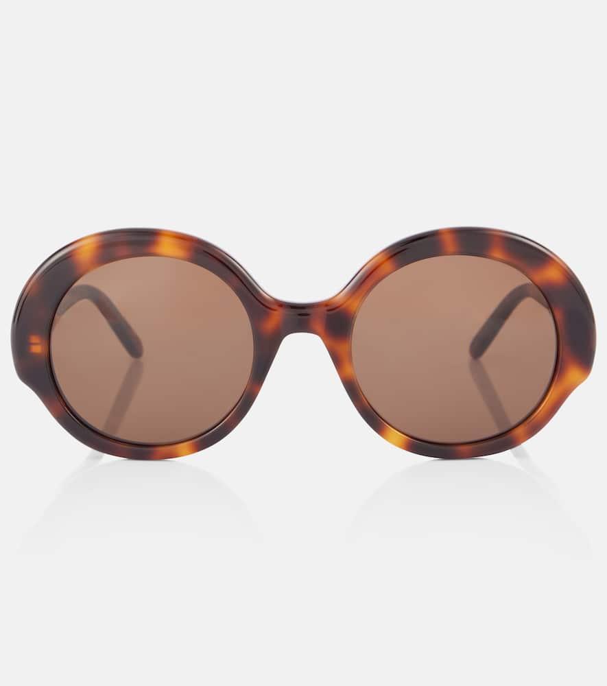 loewe round slim oversized sunglasses