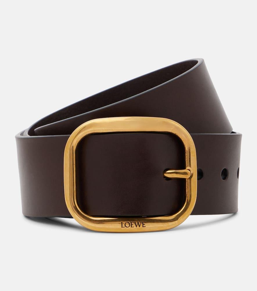 loewe rounded leather belt