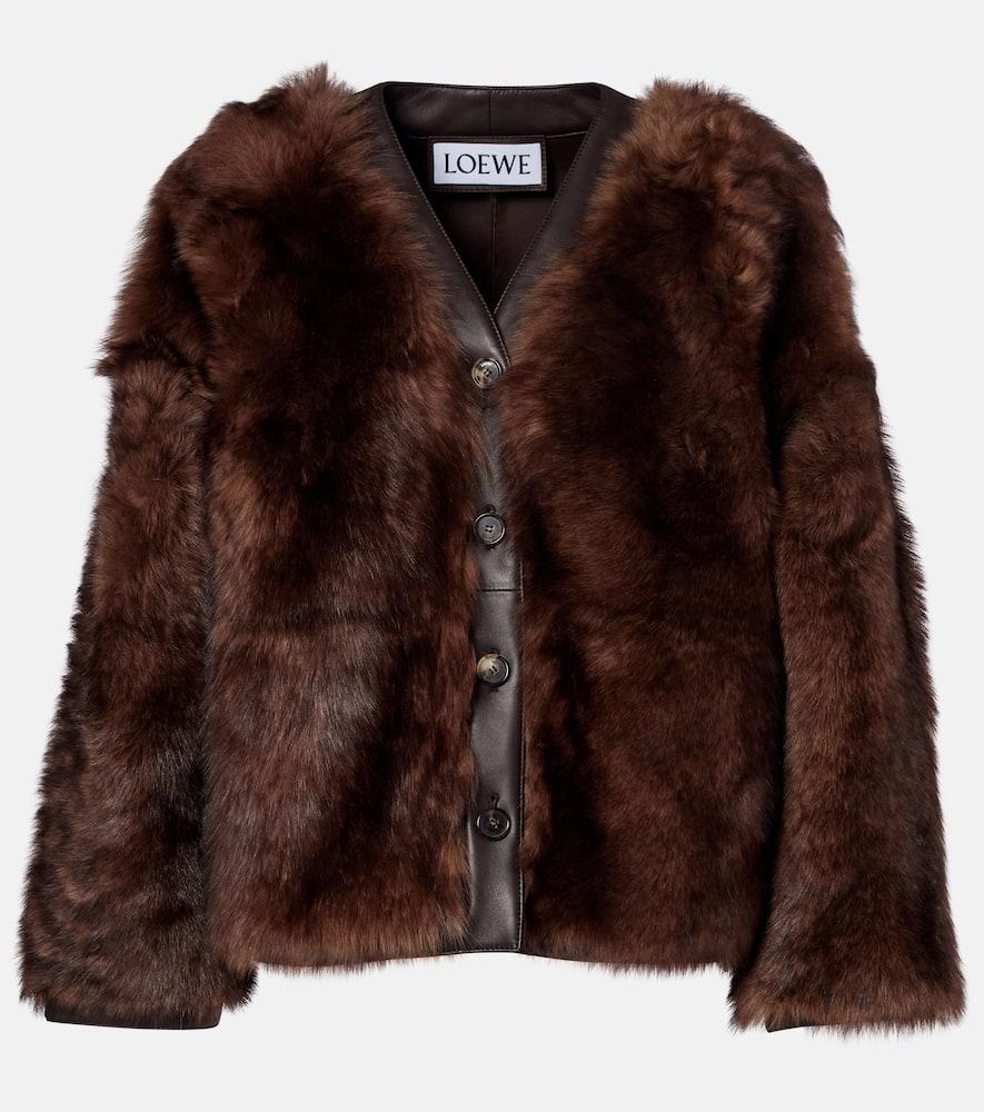 loewe shearling jacket