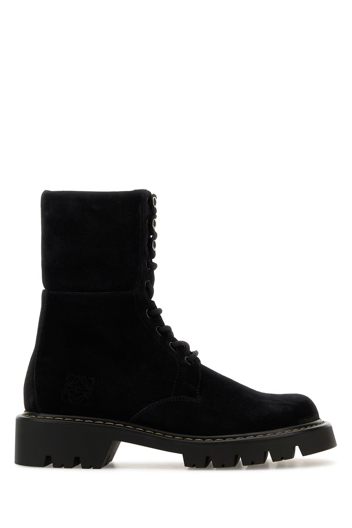 loewe sierra combat lace up boot