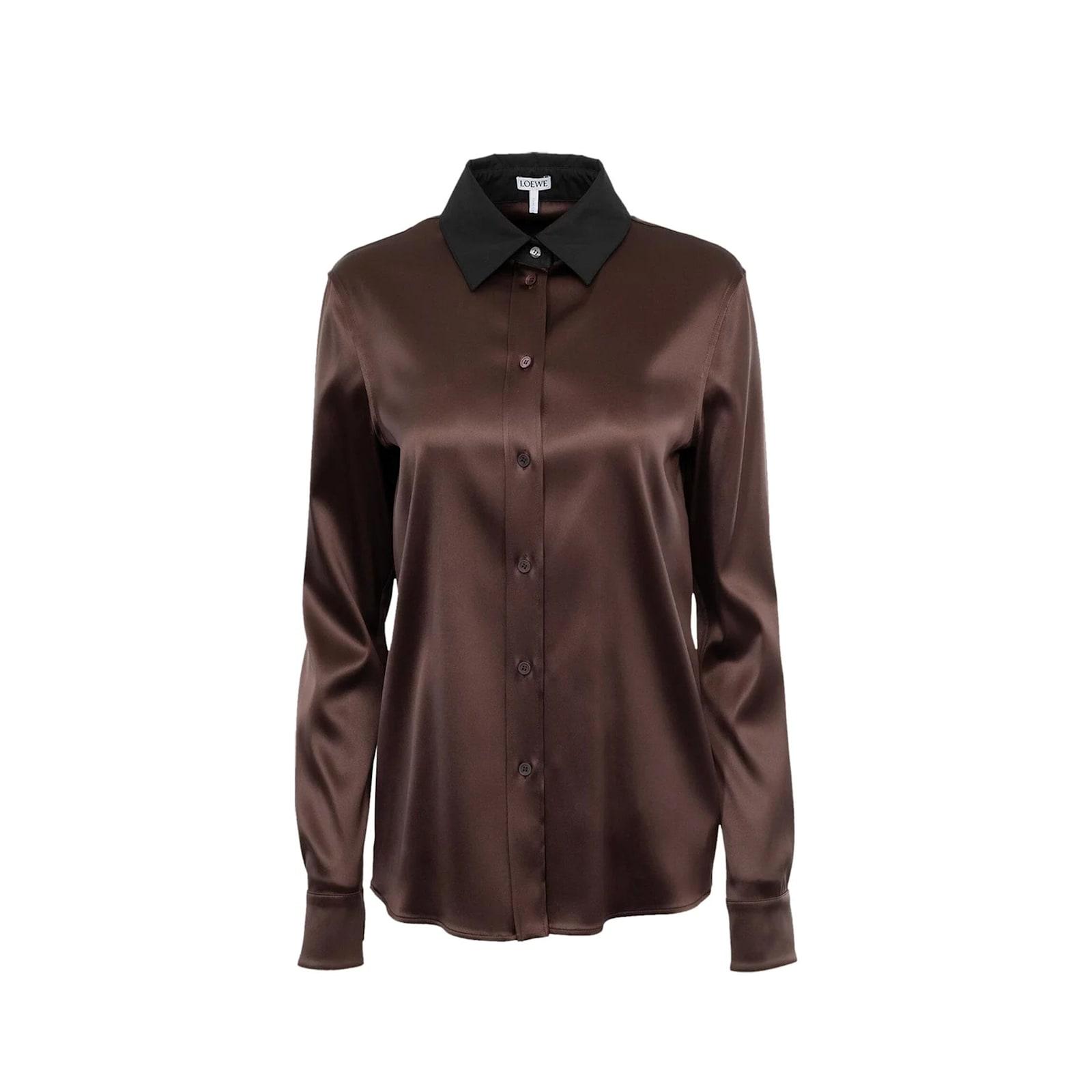 loewe silk shirt