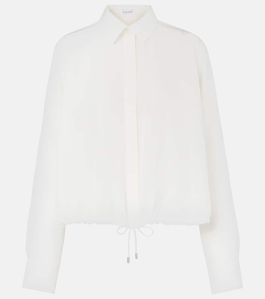 loewe silk top