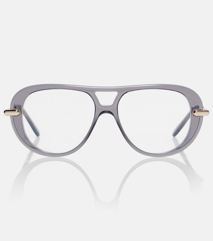 loewe slim aviator glasses
