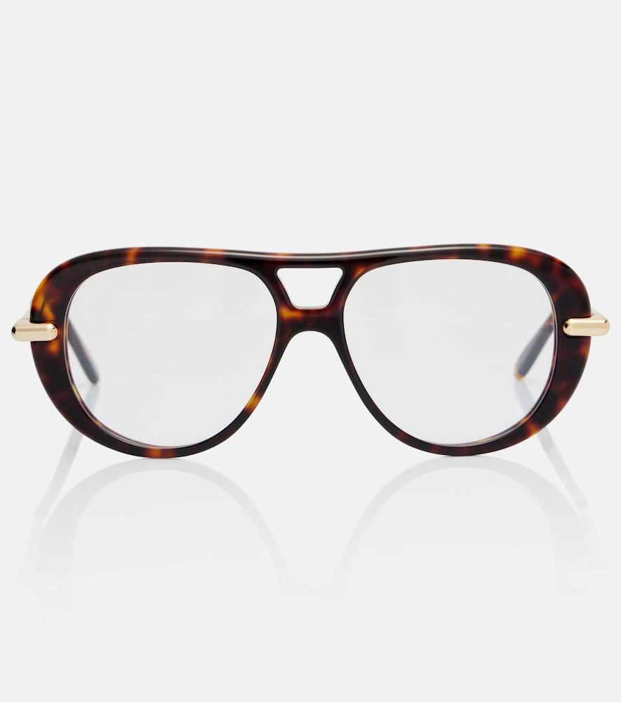 loewe slim aviator glasses