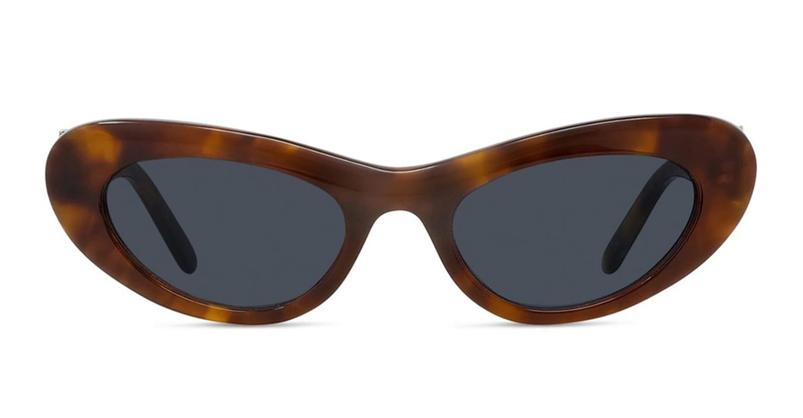 loewe slim lw40156u - havana sunglasses