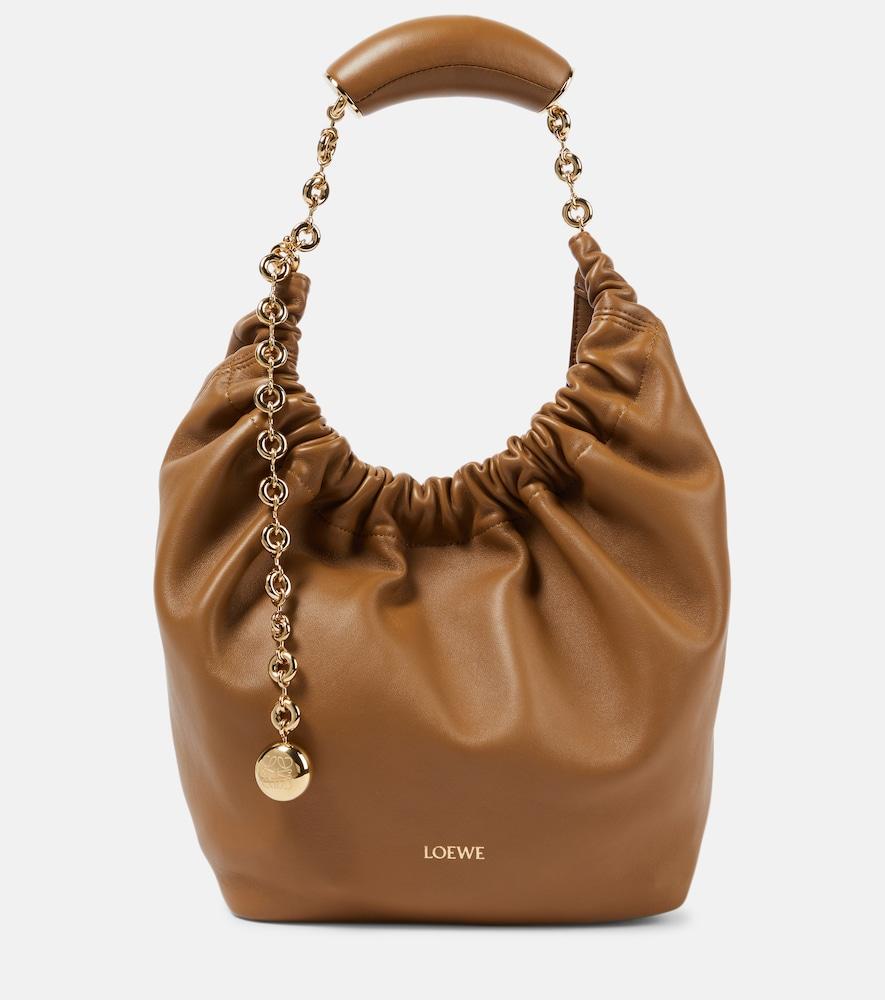 loewe squeeze small leather shoulder bag