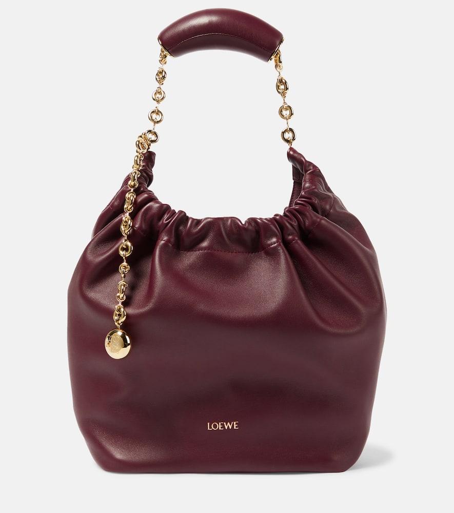 loewe squeeze small leather shoulder bag