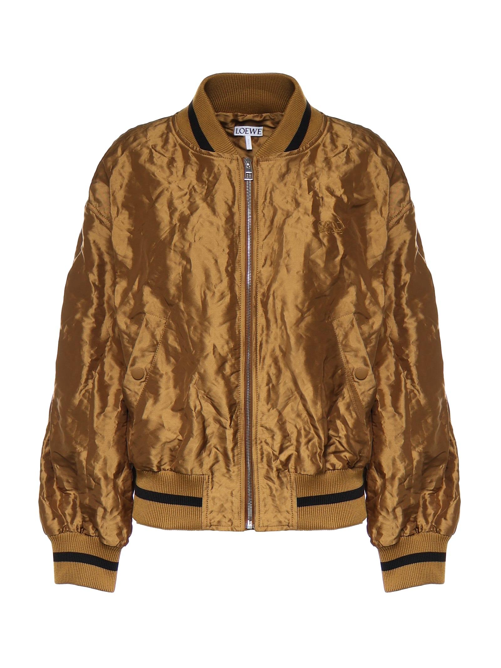 loewe technical fabric bomber jacket