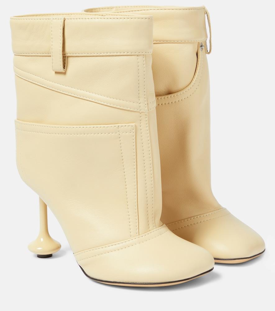 loewe toy leather ankle boots