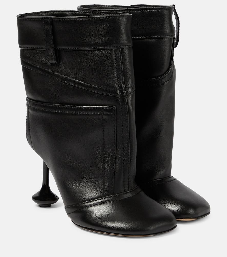 loewe toy leather ankle boots
