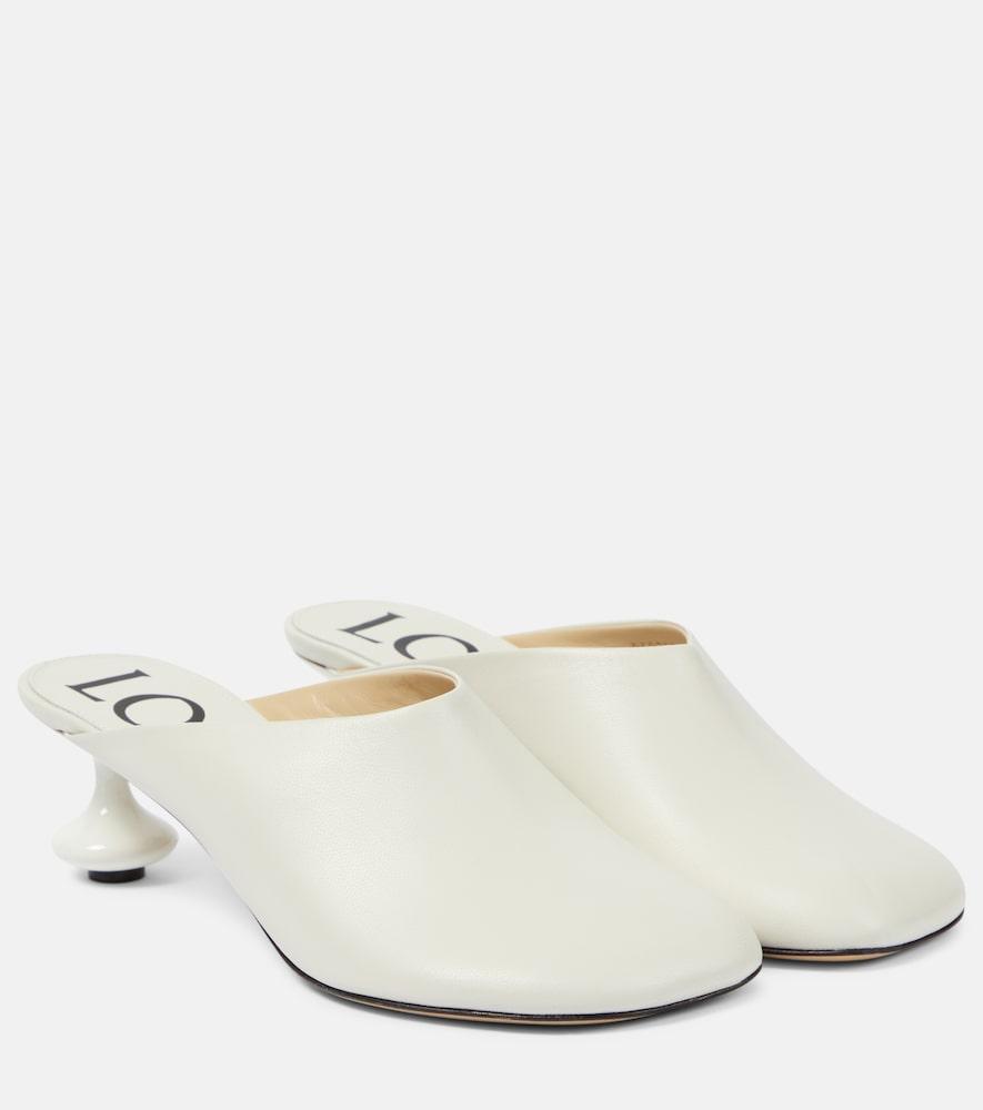 loewe toy leather mules
