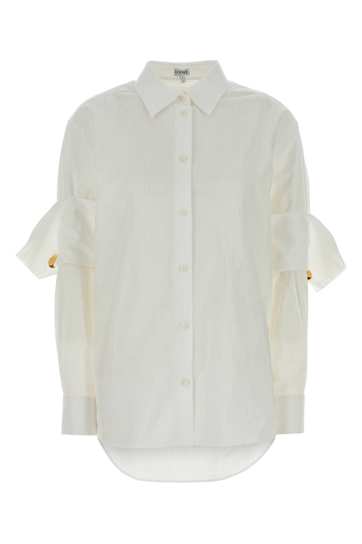loewe white cotton shirt