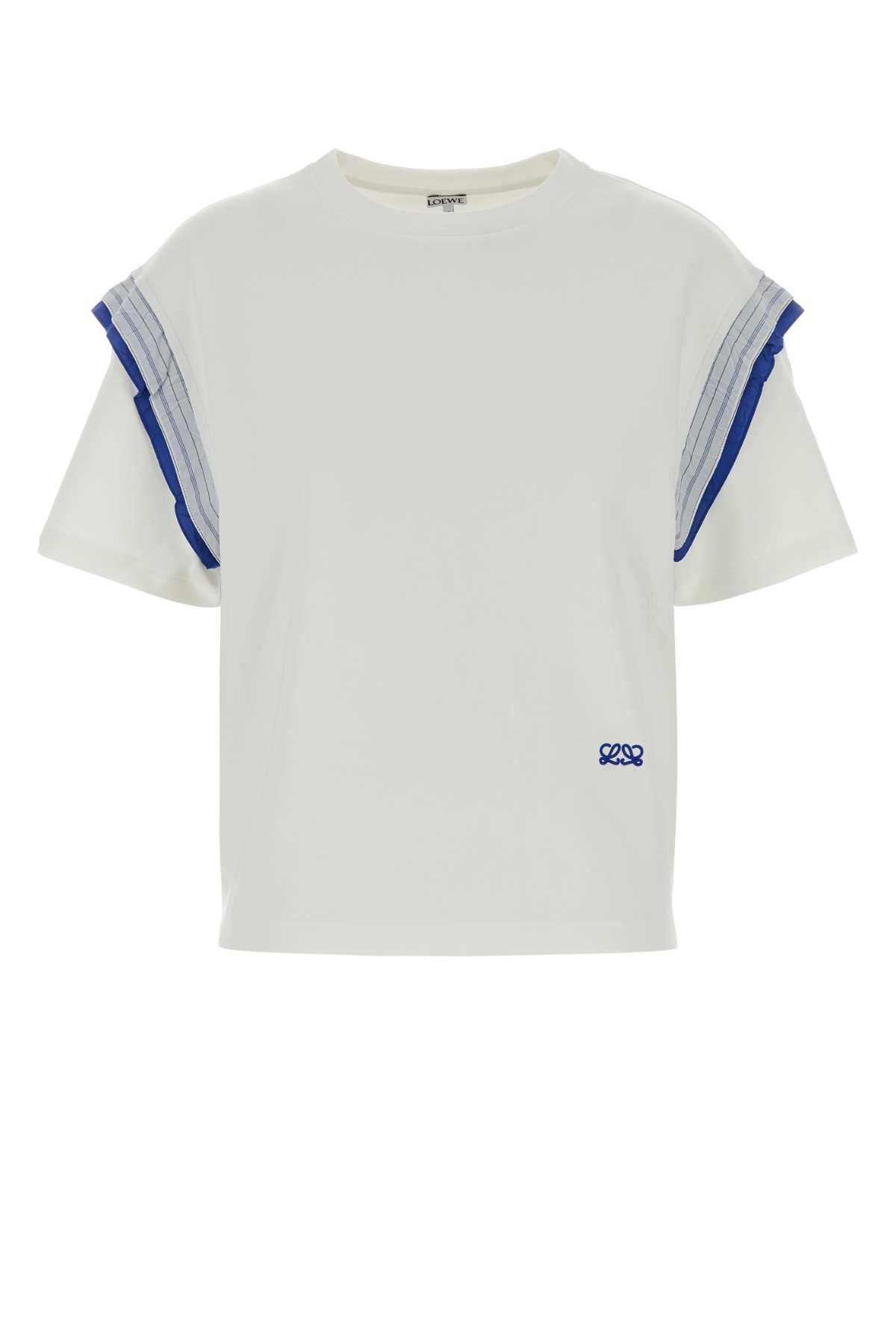 loewe white cotton t-shirt