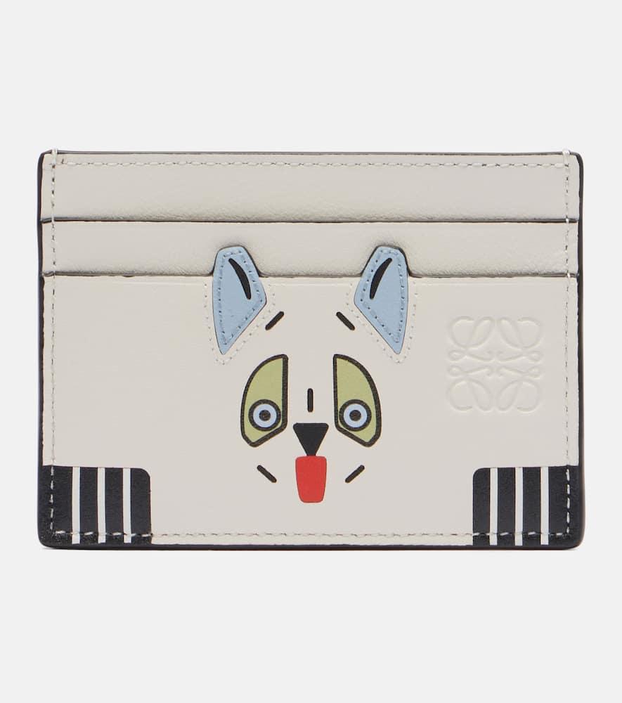 loewe x louis wain cats leather card holder