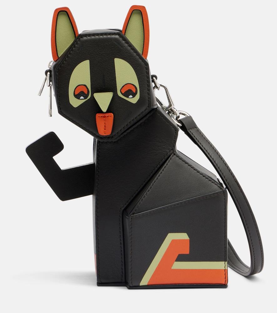 loewe x louis wain leather clutch