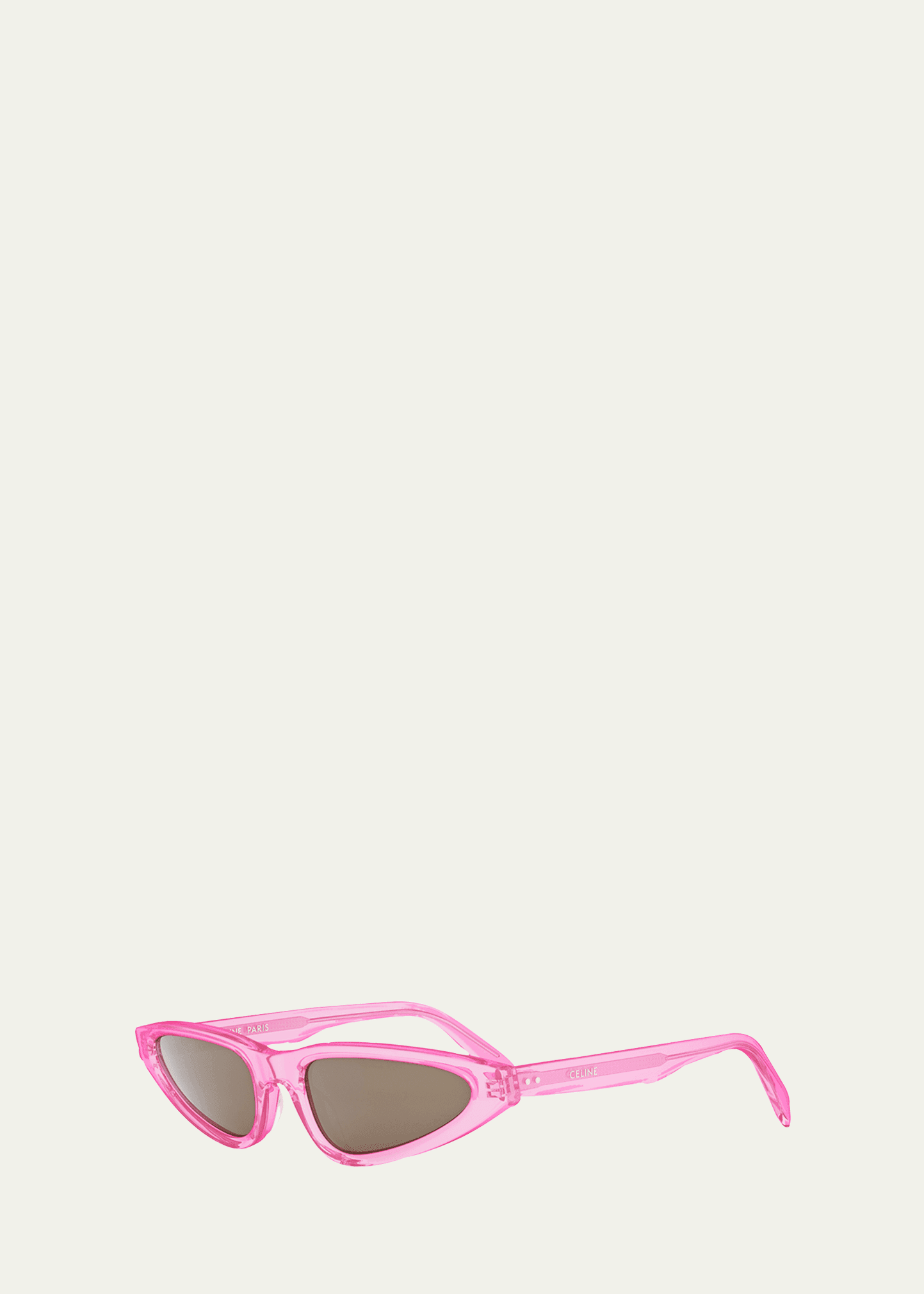 logo acetate cat-eye sunglasses