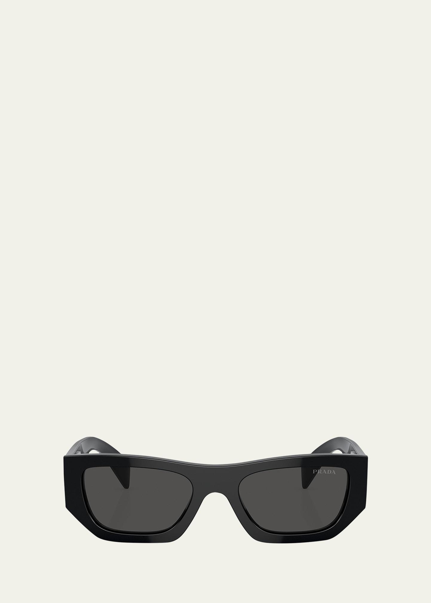 logo acetate cat-eye sunglasses